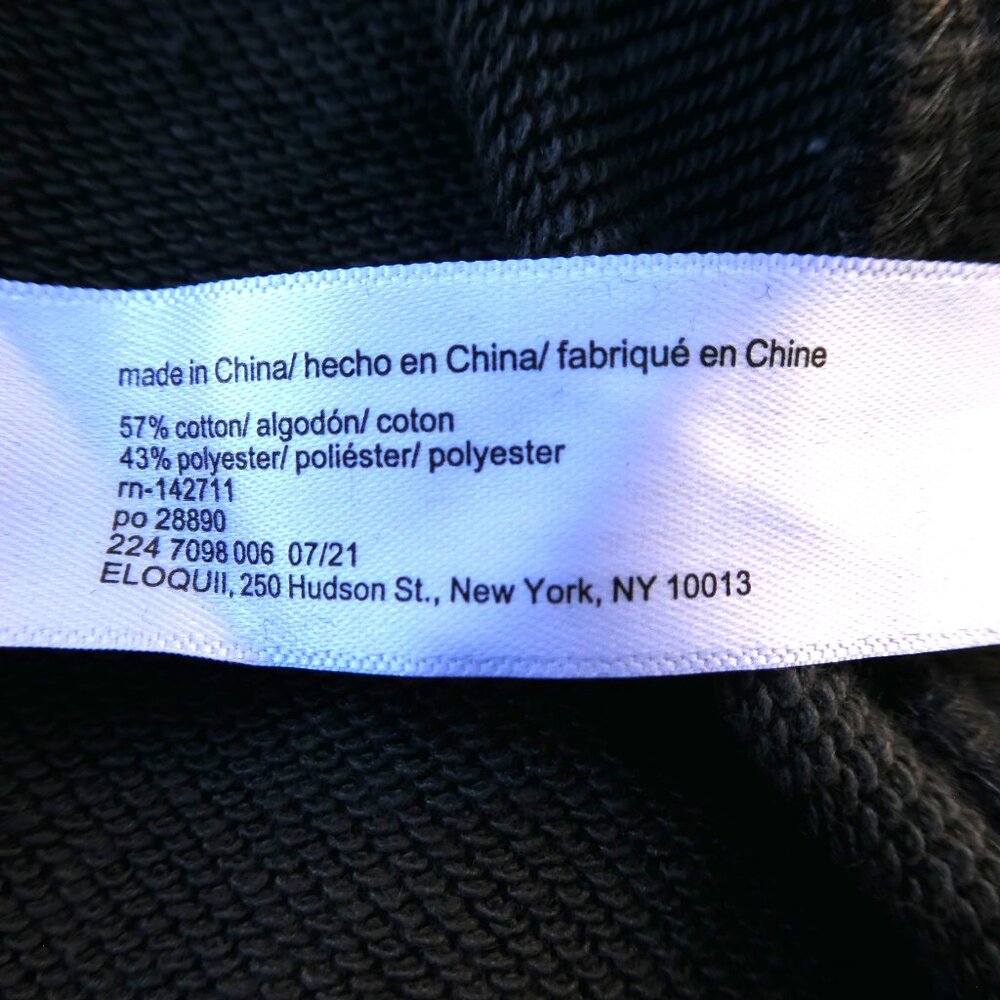 Eloquii PLUS Gray Animal Cheetah Sweatshirt Dress Tie Belt Puff Shoulder 18 20 - Picture 7 of 7